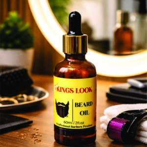 Kings Look Beard Oil – 60ml Natural Beard Growth & Grooming Oil for Men